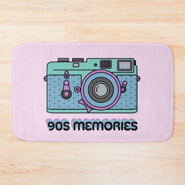 Item preview, 90s Memories - Blue Green and Pink Film Camera - Design for Teens and 90s Kids designed and sold by SteamParliament.