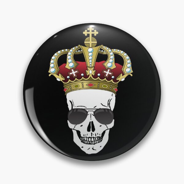 Item preview, Badass Skull King designed and sold by Rag-Dog.