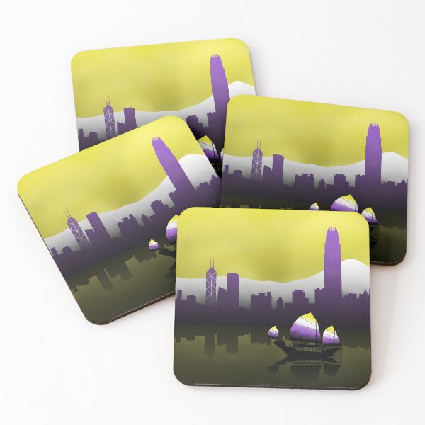 Item preview, Non Binary Hong Kong Skyline 2 designed and sold by Scarlet Sung.