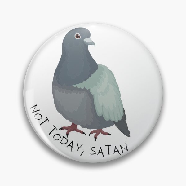 Item preview, not today Satan pigeon  designed and sold by TheWaterBirds.