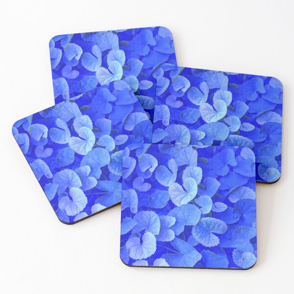 Item preview, Blue small heart shaped leaves in nature designed and sold by FCEalin.