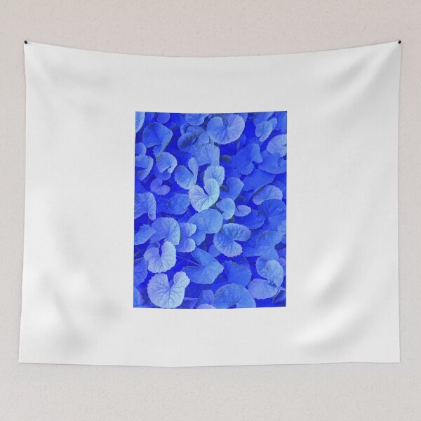 Item preview, Blue small heart shaped leaves in nature designed and sold by FCEalin.