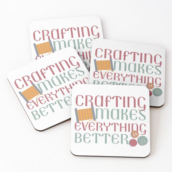 Item preview, Crafting Makes Everything Better  designed and sold by SweetAndSpice.
