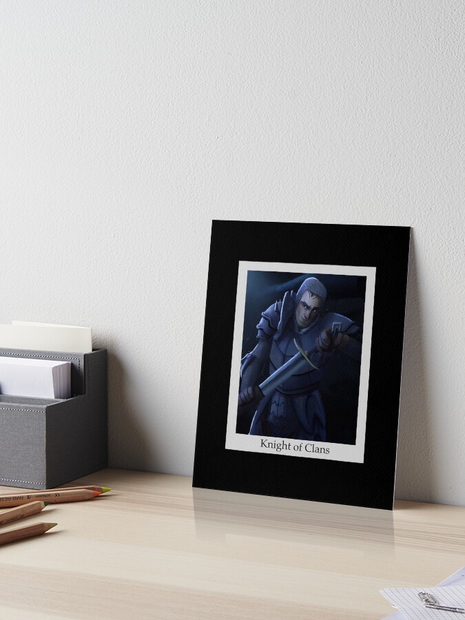 Thumbnail 1 of 2, Art Board Print, Knight of Clans designed and sold by Akrisconcept.