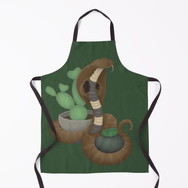 Item preview, Indian Cobra With Cute Plants designed and sold by reptileworld.