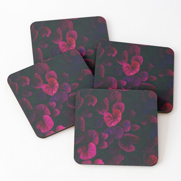 Item preview, Magenta small heart shaped leaves in nature designed and sold by FCEalin.