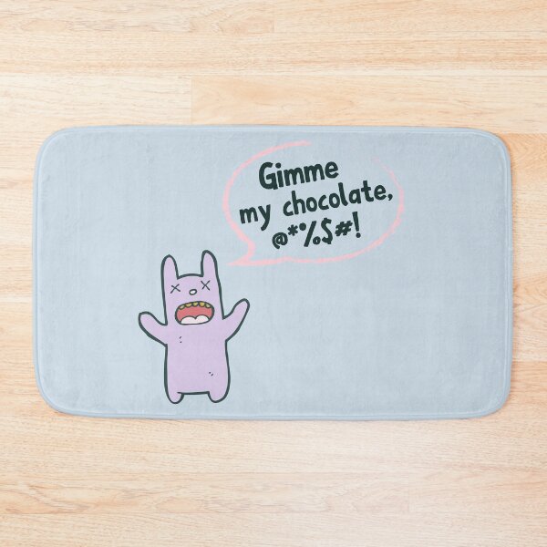 Item preview, Funny Badass Bunny For Chocoholics designed and sold by HappyPeeps.