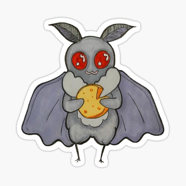 Mothman ft. cheese Sticker
