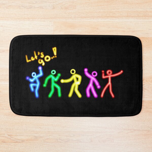Item preview, Let’s go to dance.funny time with neon color. designed and sold by Apostrophe8.