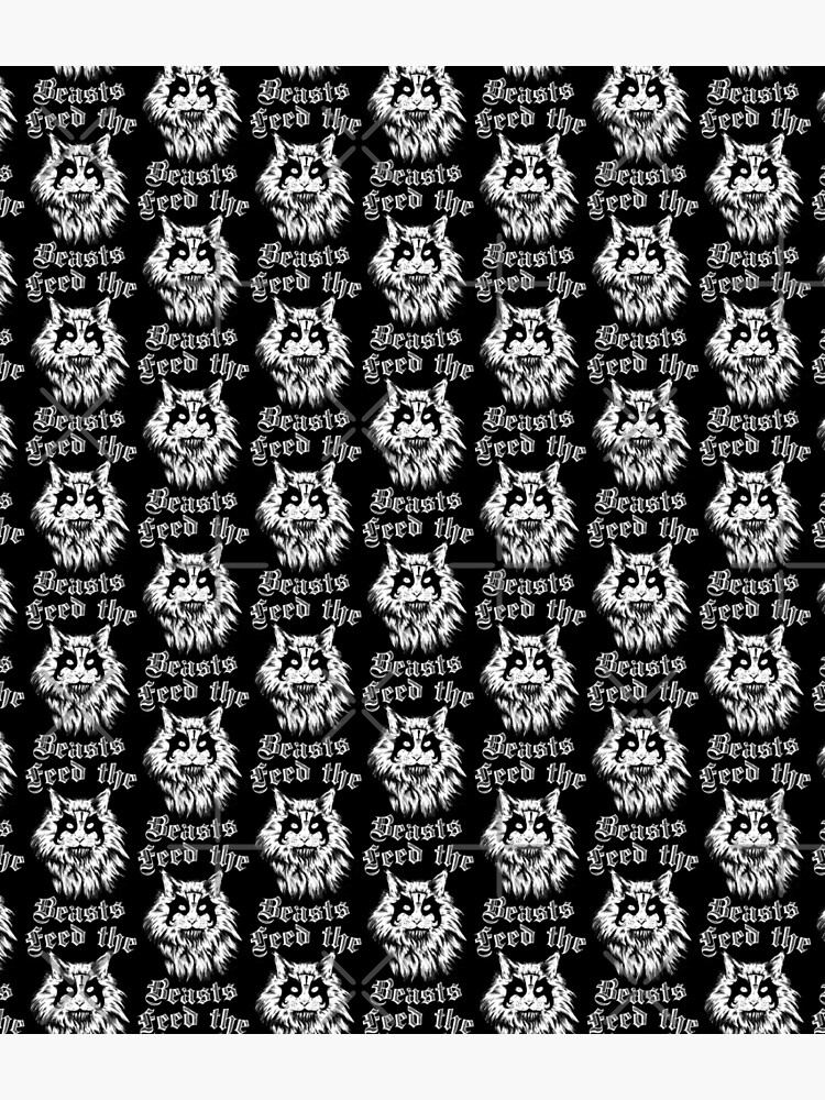 Feed The Beasts (Designed by Jonathan Grimm Art) Proceeds Help Rescue Cats! by FeedTheBeasts