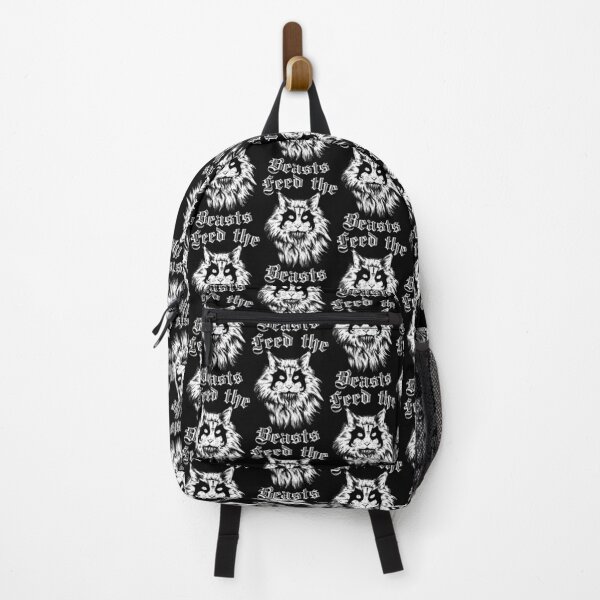 Feed The Beasts (Designed by Jonathan Grimm Art) Proceeds Help Rescue Cats! Backpack