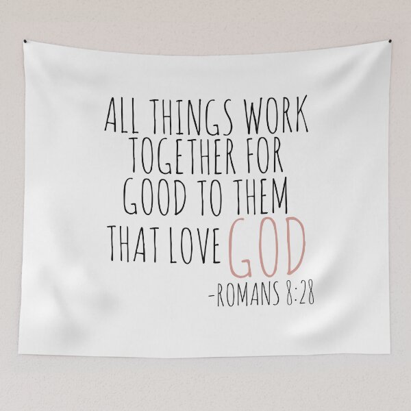 Item preview, All Things Work Together Romans 8:28  designed and sold by Jajulile.