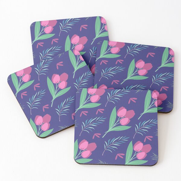 Item preview, Pink Flowers In Leaves designed and sold by BhavyaBathla.