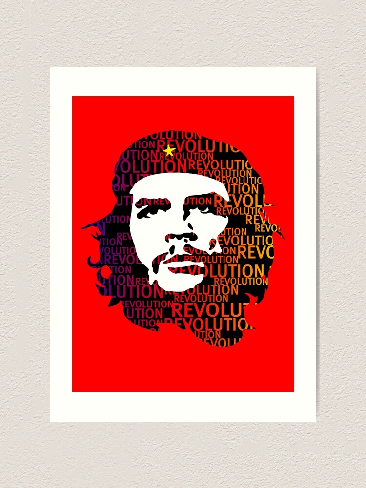 Ernesto Che Guevara Stencil Model Image Design Print Digital 