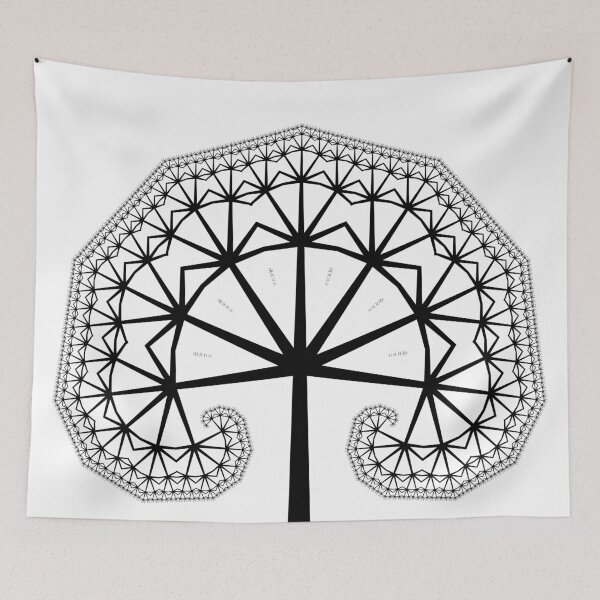 Item preview, Sierpinski Spiral Fractal Tree designed and sold by Sybille-Yates.