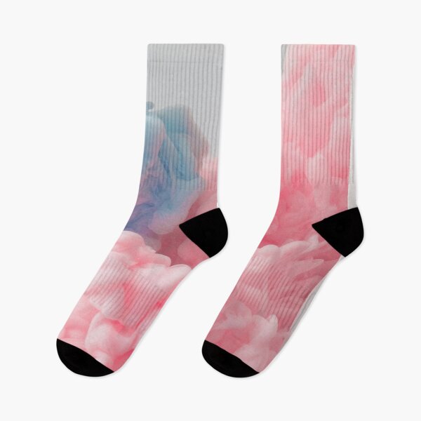 Item preview, Abstract pastel pink and blue color paint with pastel gray background. designed and sold by LADYGOODMOOD.