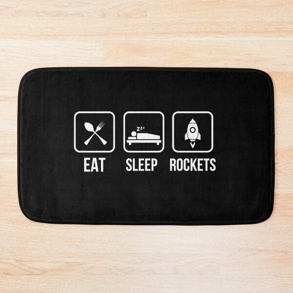 Item preview, Eat Sleep Rockets Gift For Rocket Scientist designed and sold by AwesomeWorld1.