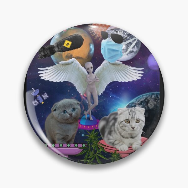 Item preview, Trippy Cats in Space designed and sold by luckyturtles.
