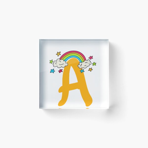 Item preview, Alphabet Letter A Rainbow designed and sold by T Kids.