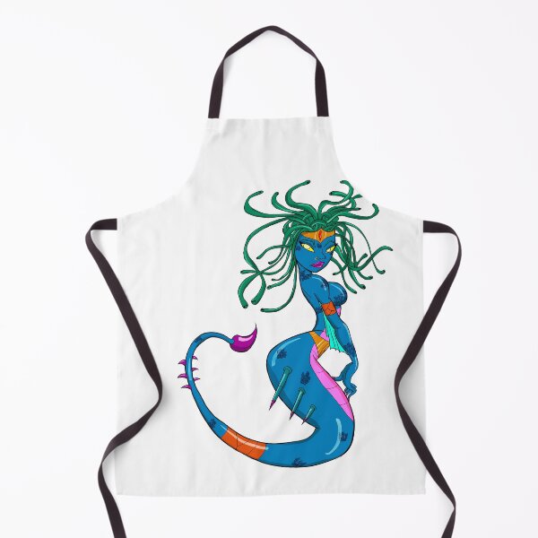 Item preview, Medusa Mermaid Pinup Style designed and sold by ruzzell-m.