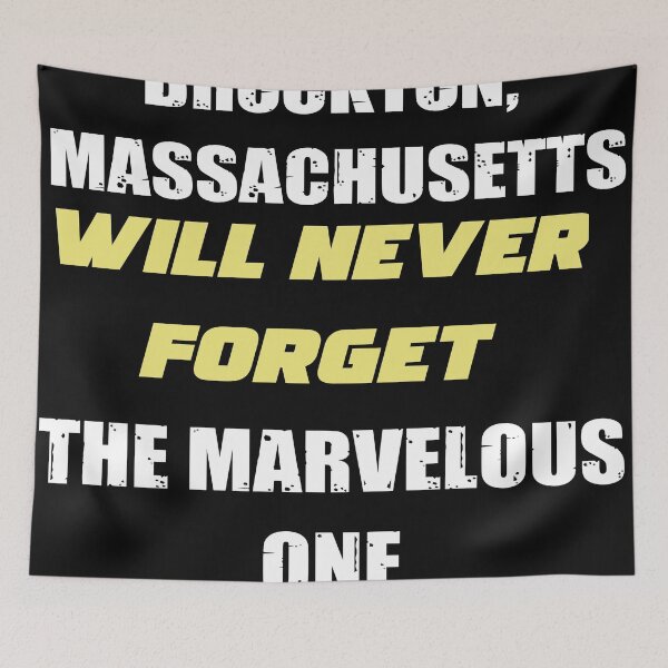 Item preview, Tribute Of The Marvelous One's Birth Place Brockton Massachusetts- Marvelous Marvin Hagler designed and sold by WowAllinOne.