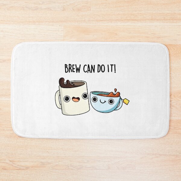 Item preview, Brew Can Do It Funny Coffee Puns  designed and sold by punnybone.