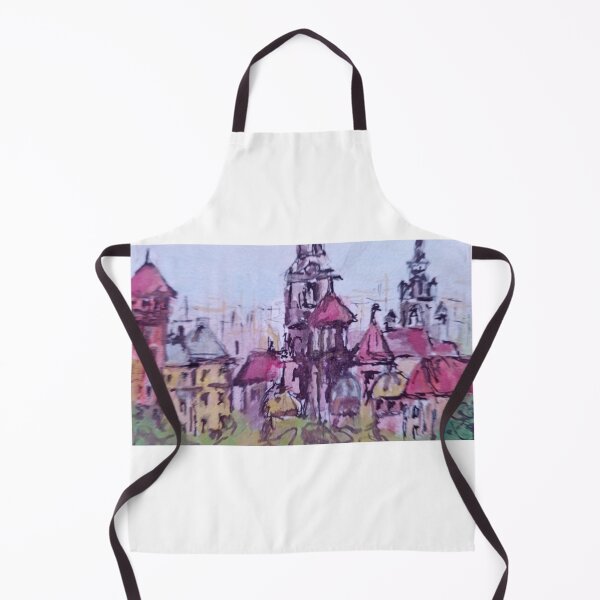 Item preview, Old town of Krakow, old houses, streets, red roofs,  designed and sold by NessArtByEwa.