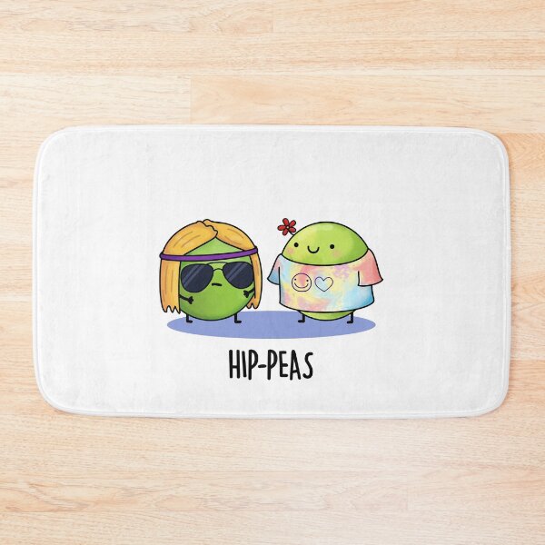 Item preview, Hip-peas Hippie Funny Peas Puns  designed and sold by punnybone.