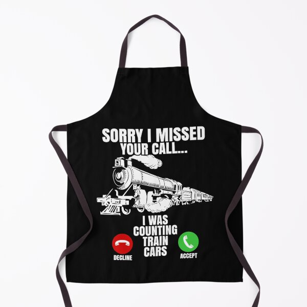 Item preview, Retro Vintage Train Spotter, Funny, Sorry I Missed Your Call designed and sold by CharJens.