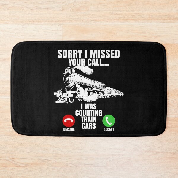 Item preview, Retro Vintage Train Spotter, Funny, Sorry I Missed Your Call designed and sold by CharJens.
