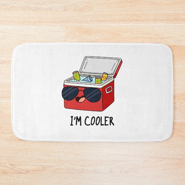Item preview, I'm Cooler Funny Ice Box Puns  designed and sold by punnybone.
