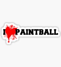 I love Paintball Sticker