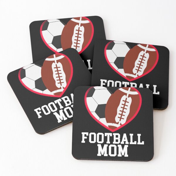 Item preview, Soccer Mom Football Baller Heart Shape designed and sold by Drathaar.