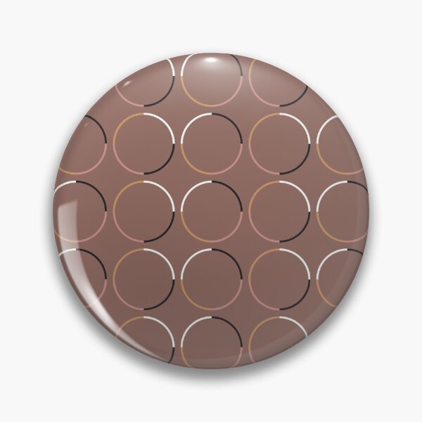 Item preview, WE PERCEIVE | Nordic Minimal Circle Pattern in Soothing Mocha Color designed and sold by Luis Wong | We Perceive.