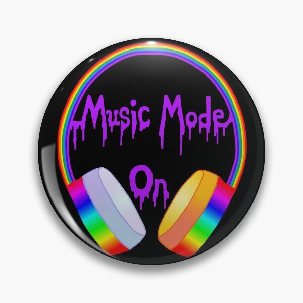 Item preview, Music Mode On Rainbow Headphones designed and sold by Deborah Camp.