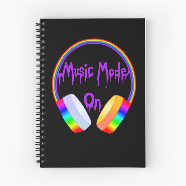 Item preview, Music Mode On Rainbow Headphones designed and sold by Deborah Camp.