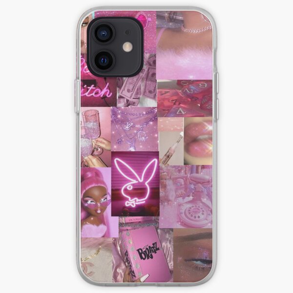 Pink Baddie Aesthetic Art iPhone Soft Case