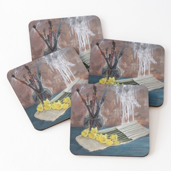 Item preview, Still life with daffodils designed and sold by Timi Kolozsi.