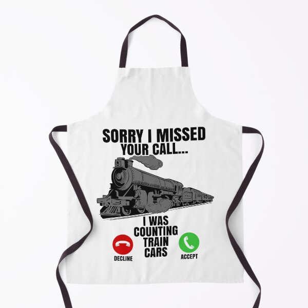 Item preview, Retro Vintage Train Spotter, Funny, Sorry I Missed Your Call designed and sold by CharJens.