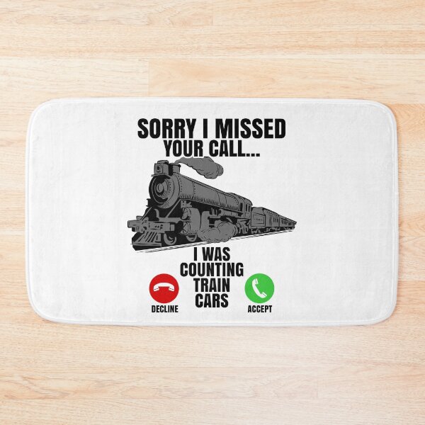 Item preview, Retro Vintage Train Spotter, Funny, Sorry I Missed Your Call designed and sold by CharJens.