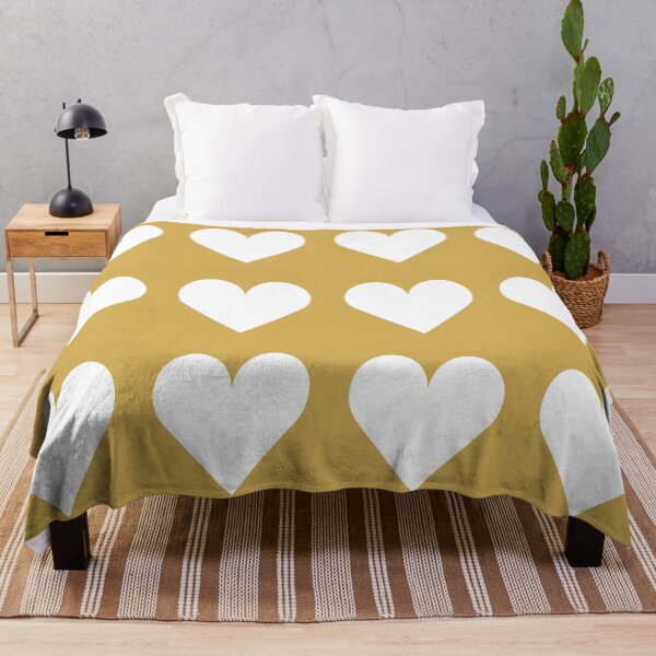 Item preview, Large WHITE & GOLD LOVE HEARTS designed and sold by RachelMacht.