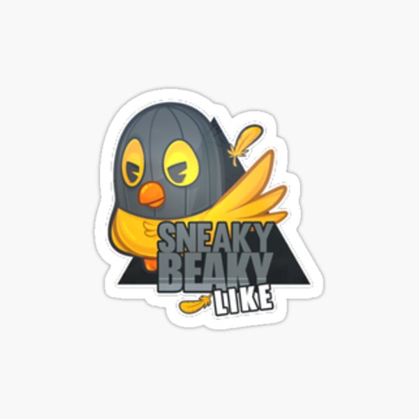 "Sneaky Beaky Like" Sticker for Sale by tr4ble Redbubble