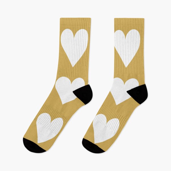 Item preview, Large WHITE & GOLD LOVE HEARTS designed and sold by RachelMacht.