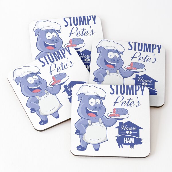 Aperçu de l'œuvre Panneau du restaurant House of Ham de Stumpy Pete créée et vendue par The Junto Shop.