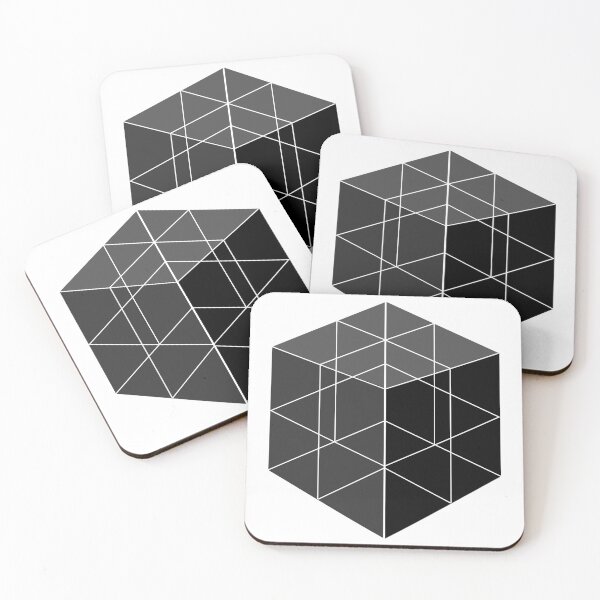 Item preview, cube volume black design designed and sold by LeaPoupin.