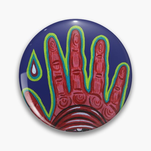 Item preview, blue right hand designed and sold by Isakova-nebesi.