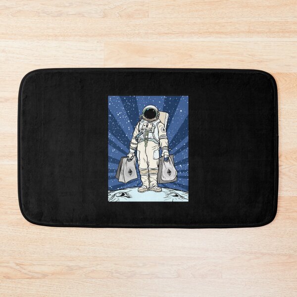 Artikelvorschau, Ethereum zum Mond ETH Space Man Merch entworfen und verkauft von Ormes21.