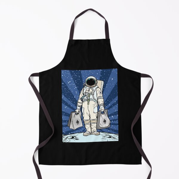Item preview, Ethereum To The Moon ETH Space Man Merch designed and sold by Ormes21.