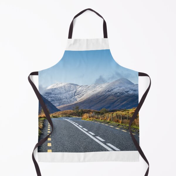 Item preview, Cloudy sky and road to the snowy mountains in Connemara, County Galway, Ireland designed and sold by AlbertMi.
