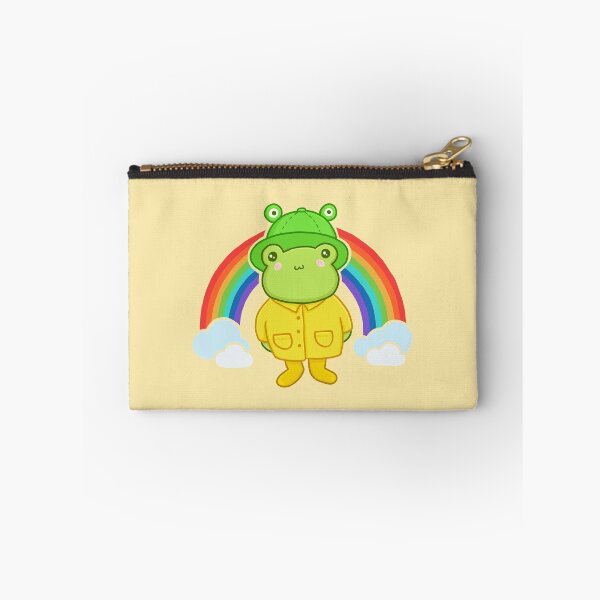 Item preview, Kawaii Frog with Rainbow Hat: Cottagecore Aesthetic, Pastel Hippy Theme, Perfect for Teens, Featuring Happy Anime Froggy designed and sold by MinistryOfFrogs.